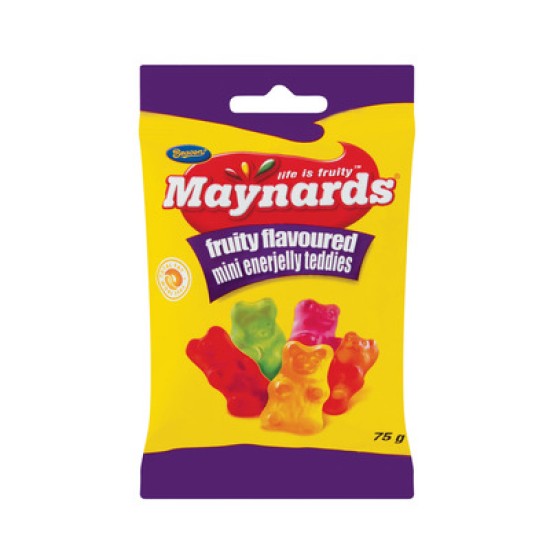 MAYNARDS ENERJELLY MINI TEDDIES 75GR