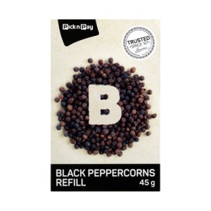 PNP  BLACK PEPPERCORN REFILL 45GR