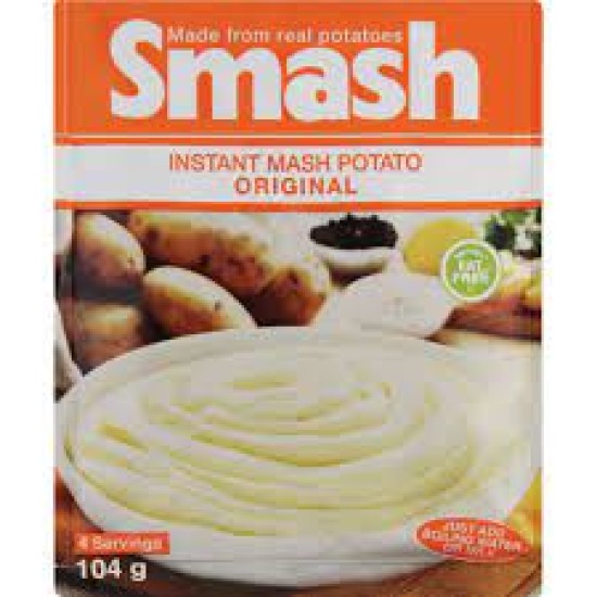 SMASH INST MASH POTATO ORIGINAL 104GR