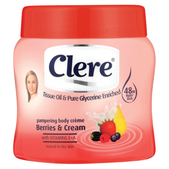 CLERE BODY CREAM BERRIES&CREAM 500ML