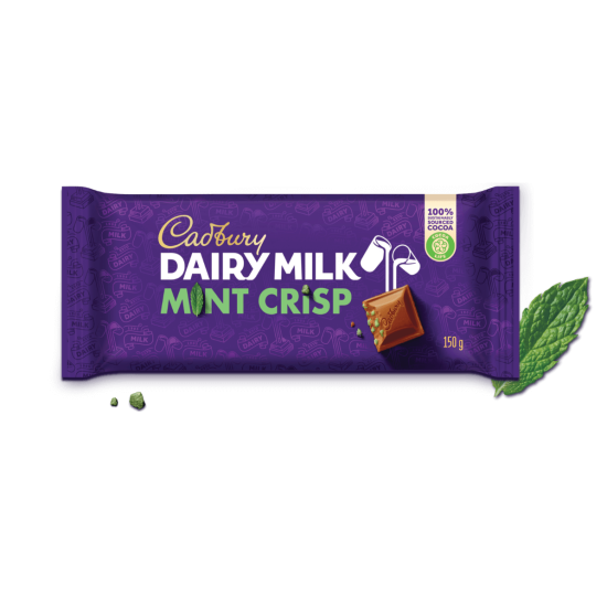 CADBURY SLAB MINT CRISP 80GR