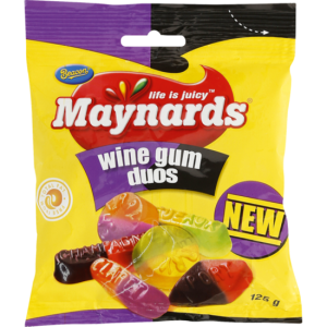 MAYNARDS WINE GUMS DUOS 125GR