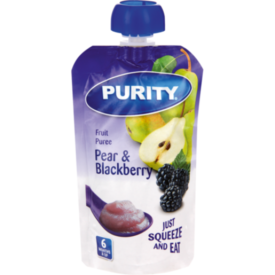 PURITY PUREE PEAR&BLACKBERRY 110ML