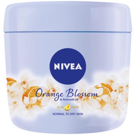 NIVEA BODY CRM ORAN/BLOSS&AVO/OIL 400ML