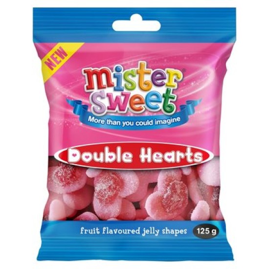 MISTER SWEET GUMS&JELLIES HEARTS 125GR