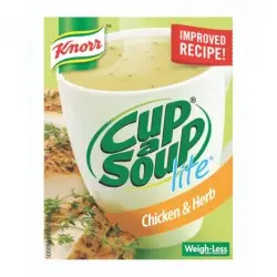KNORR CUP A SOUP LITE CHICKEN&HE 4EA