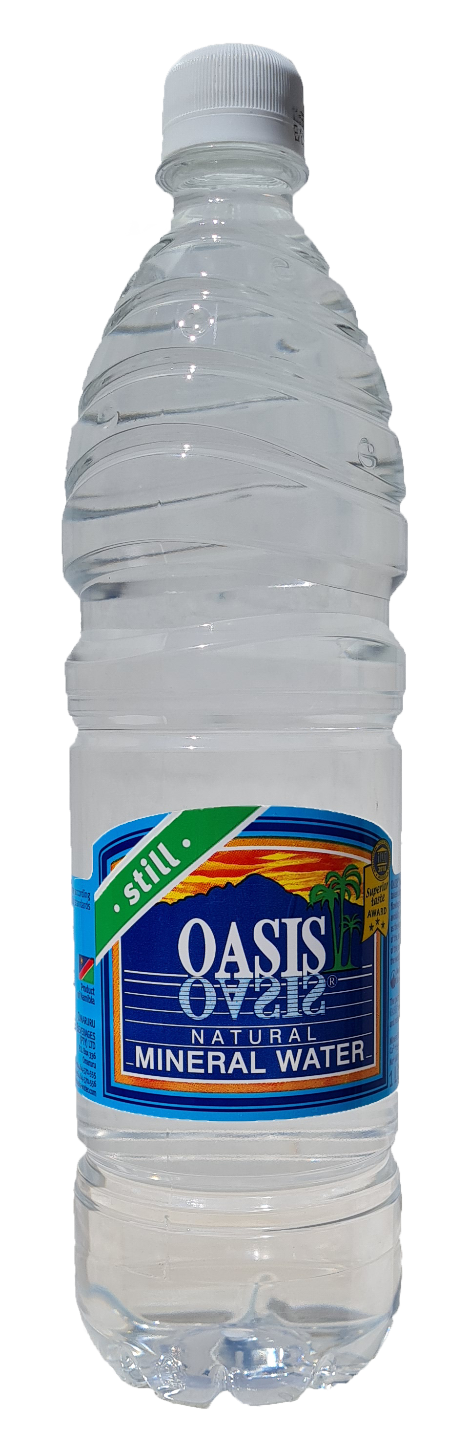 Bottle of still natural mineral water 1L