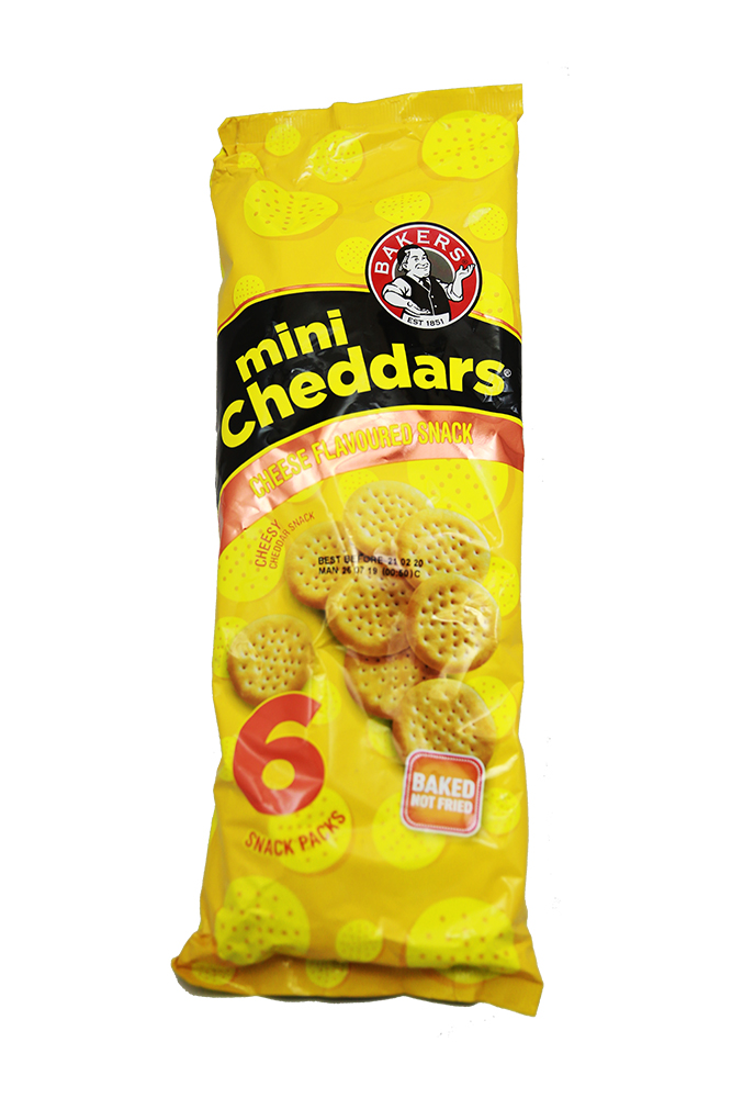 BAKERS MINI CHEDDAR CHEESE 198GR